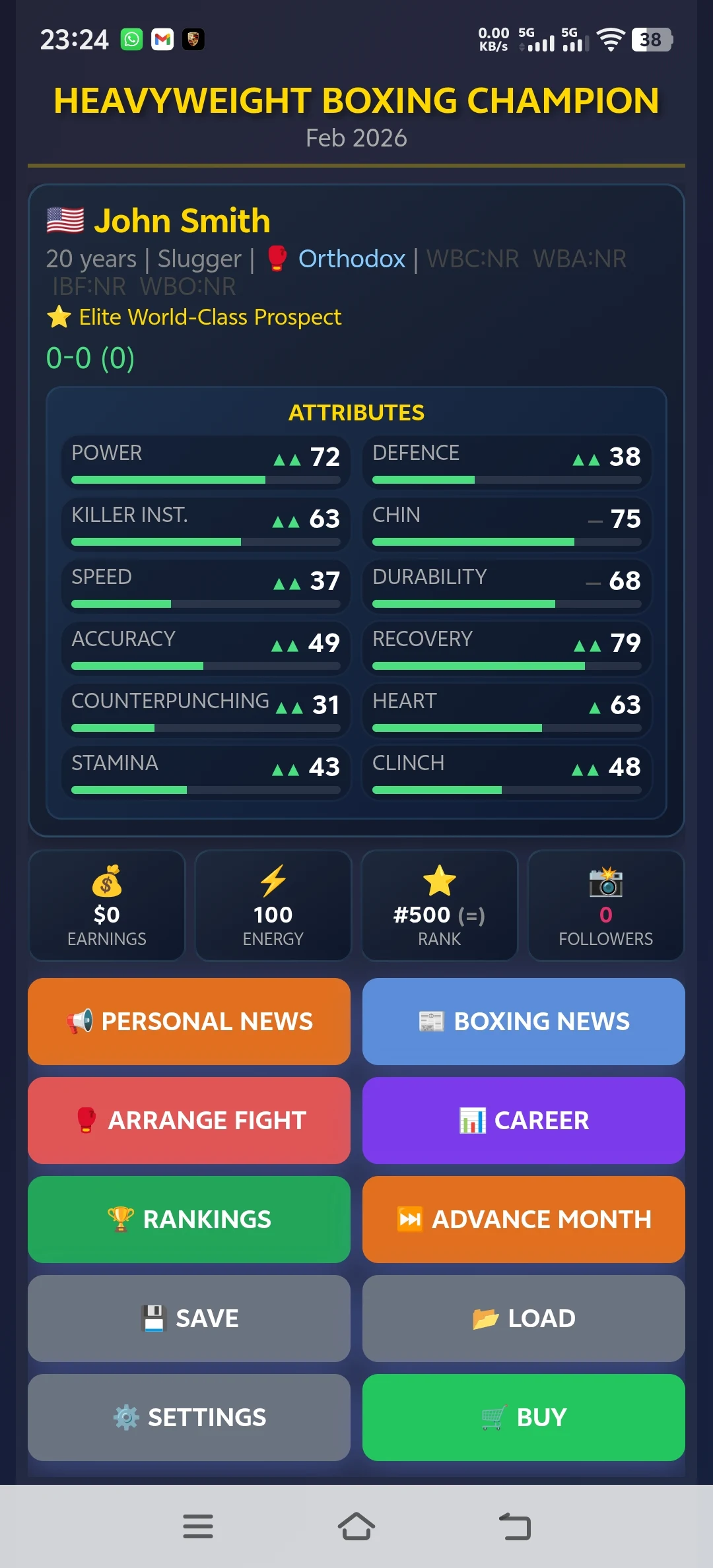 Sim: Heavyweight Boxing screenshot